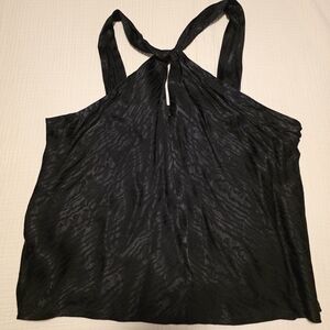 Banana Republic Black Textured Tank Top